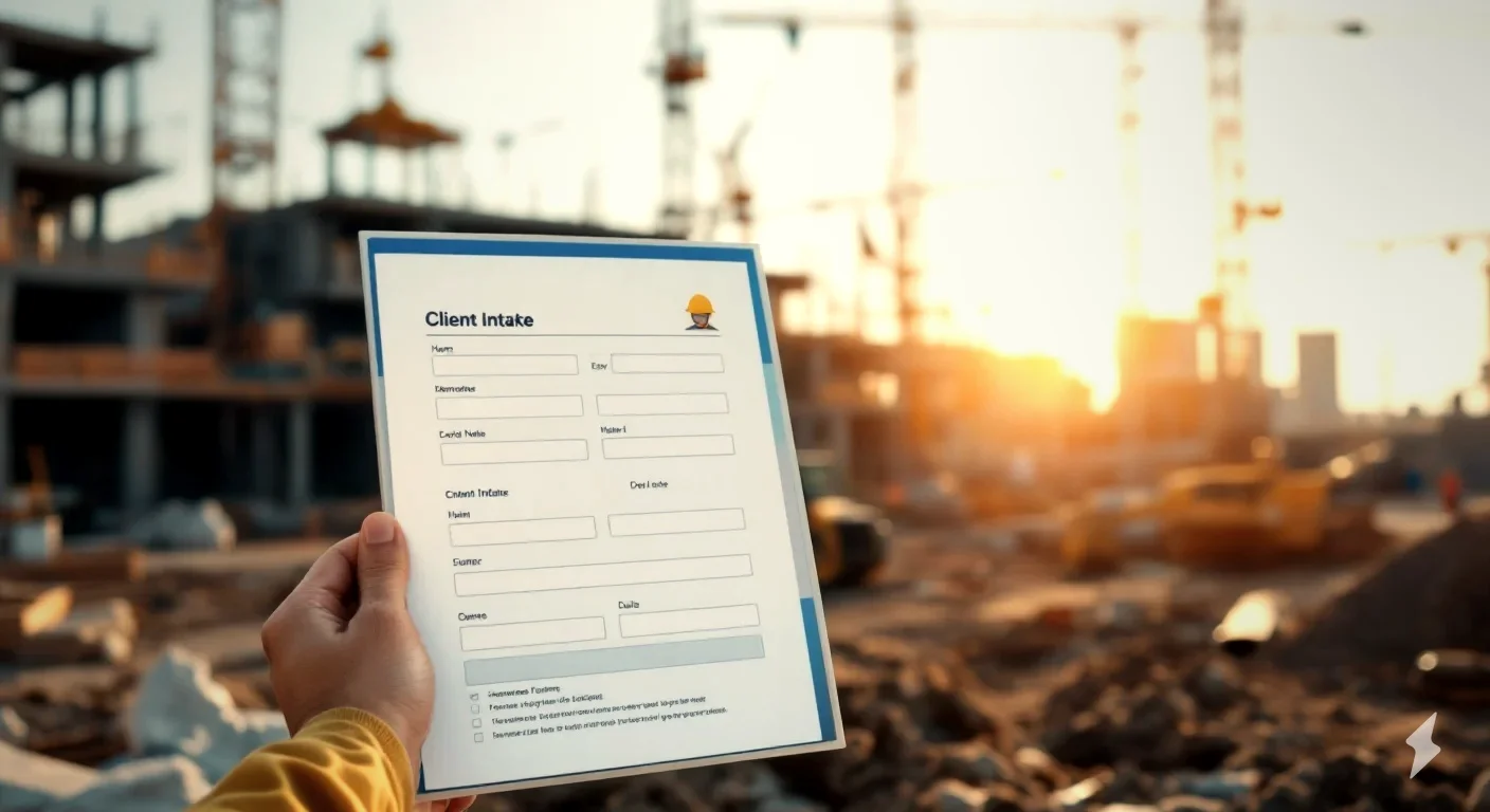 Contractor Client Intake Form Template (Free Printable)