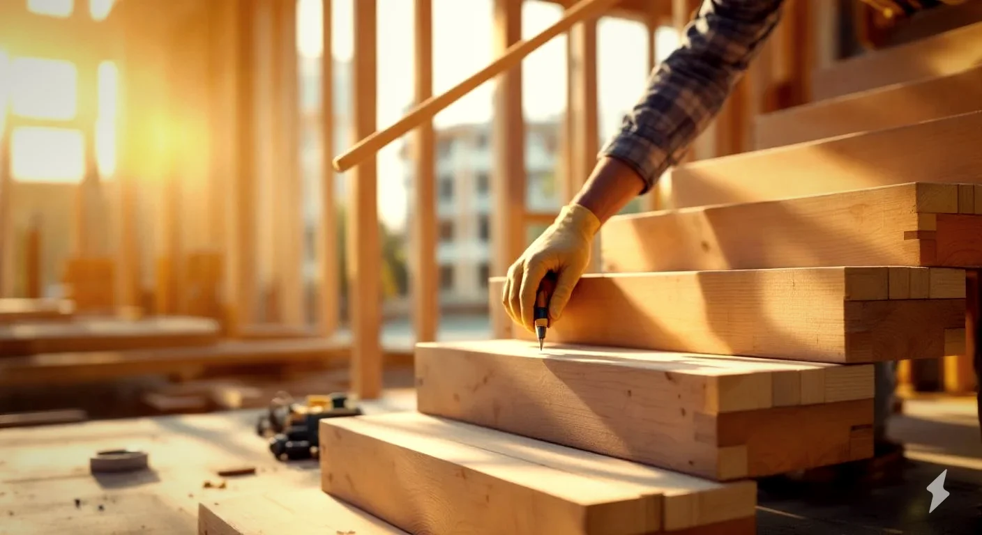 How to Calculate Stair Stringers: Run, Rise, and Cut Layout