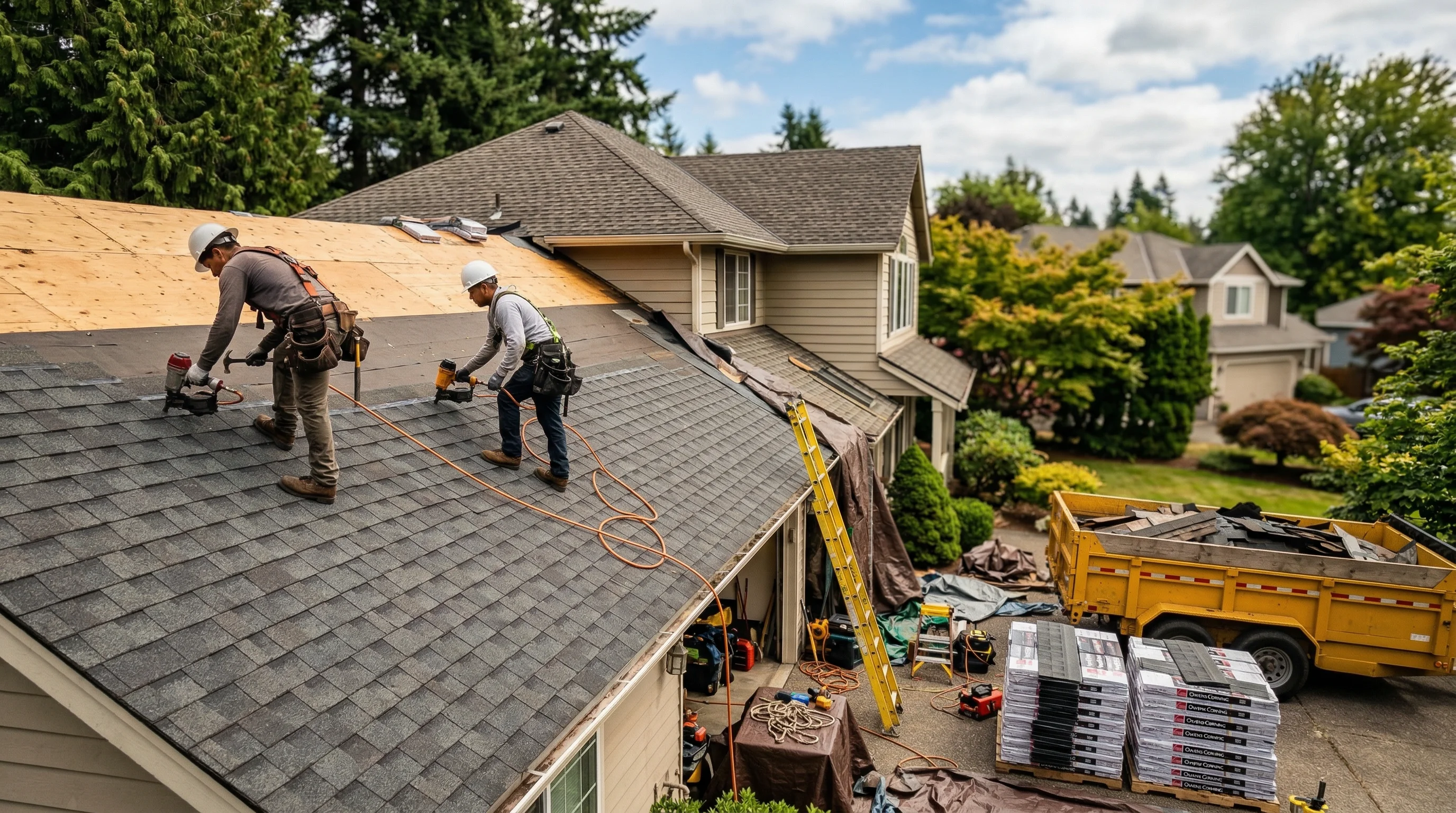 Shingle Roof Replacement Cost: Tear-Off & Install
