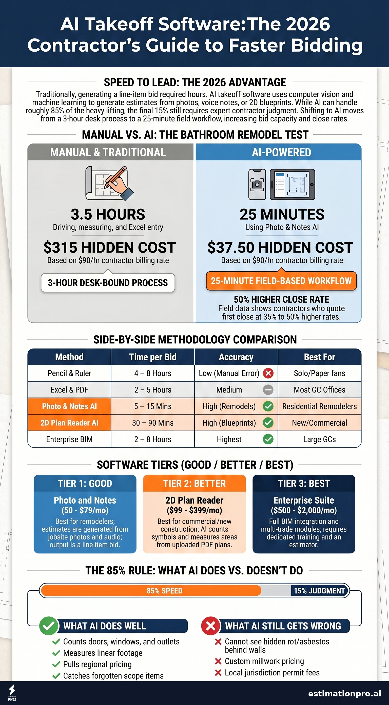 ai takeoff software construction comparison infographic